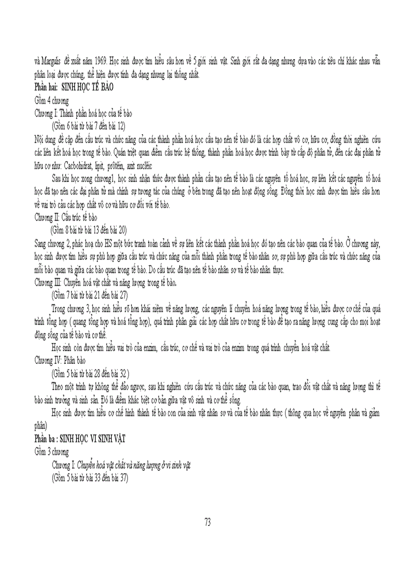 image for page Chuẩn kt kn sinh học 10