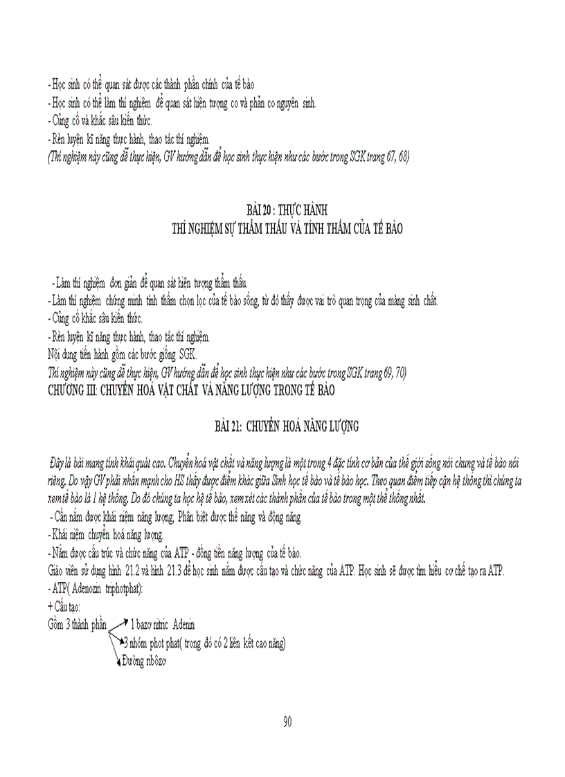 image for page Chuẩn kt kn sinh học 10