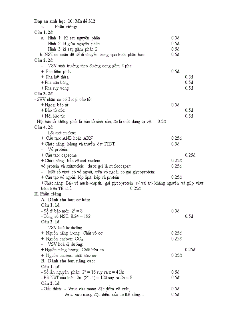 image for page Đề KT Sinh 10 HK II 6
