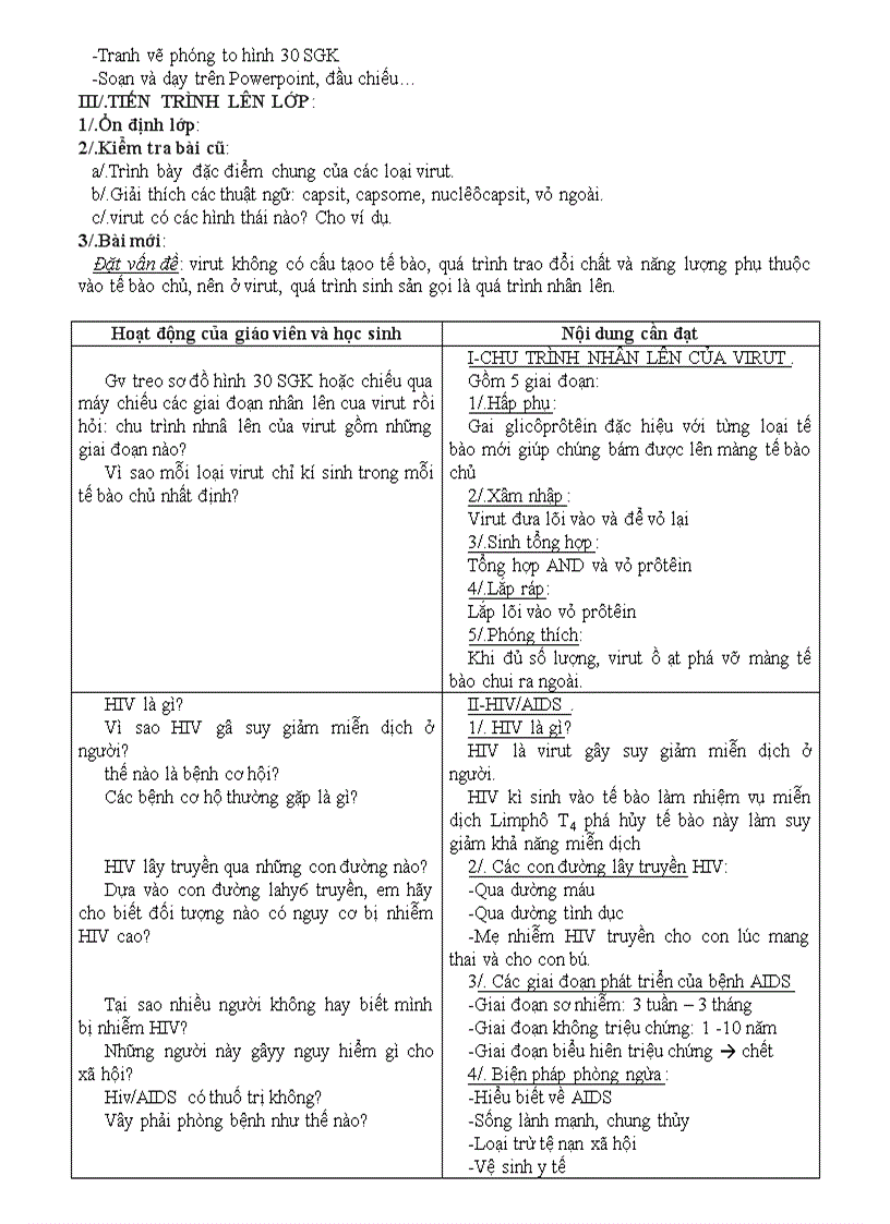 image for page Giao an Sinh 10 co ban