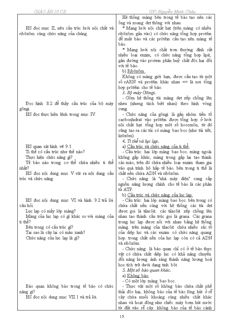 image for page Giáo án 10 cb 2009