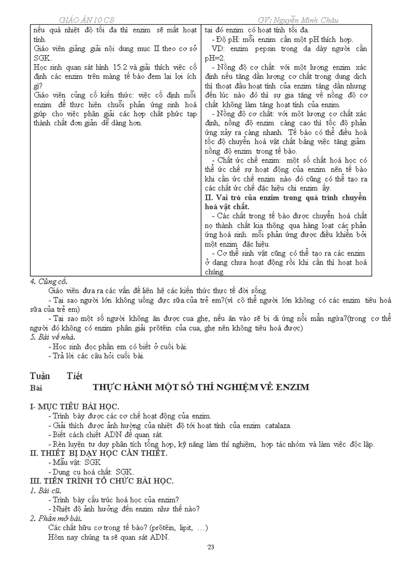 image for page Giáo án 10 cb 2009