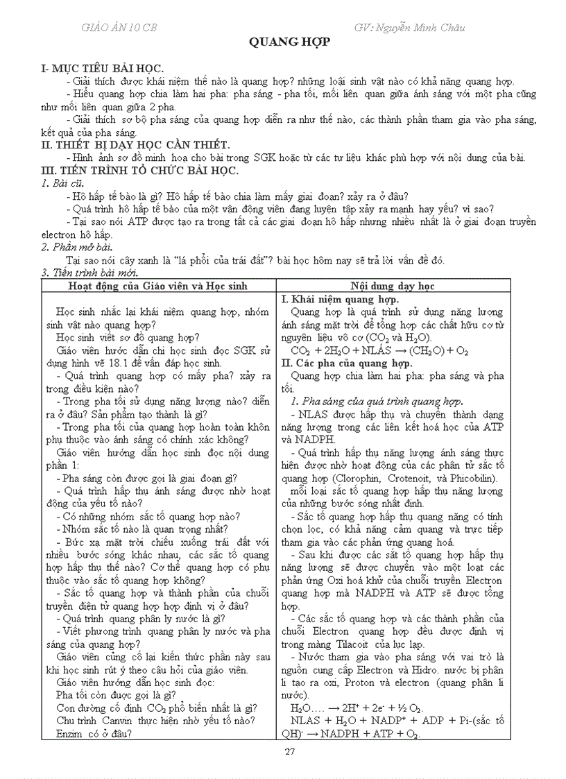 image for page Giáo án 10 cb 2009