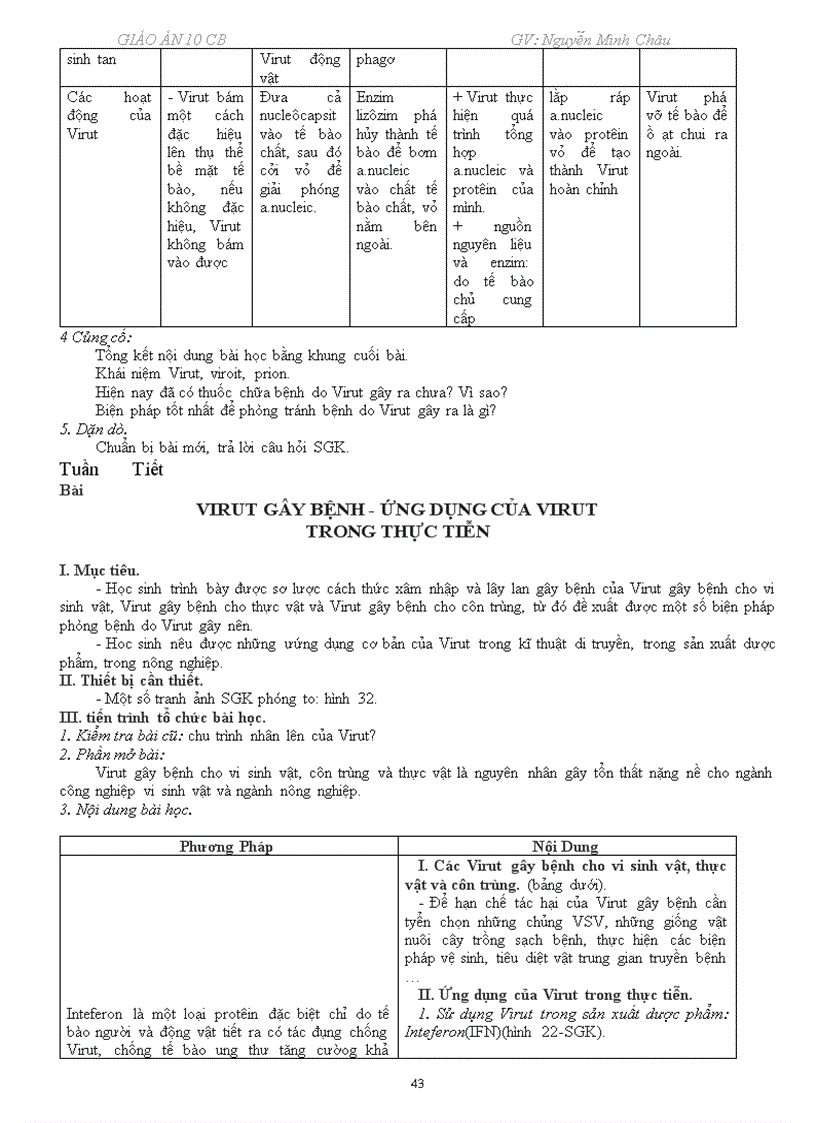 image for page Giáo án 10 cb 2009