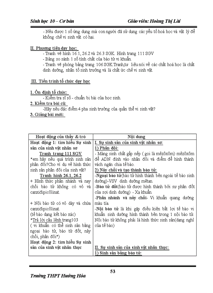 image for page Giáo án 10 cơ bản