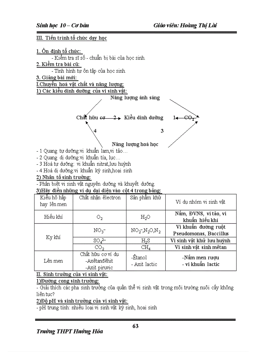 image for page Giáo án 10 cơ bản