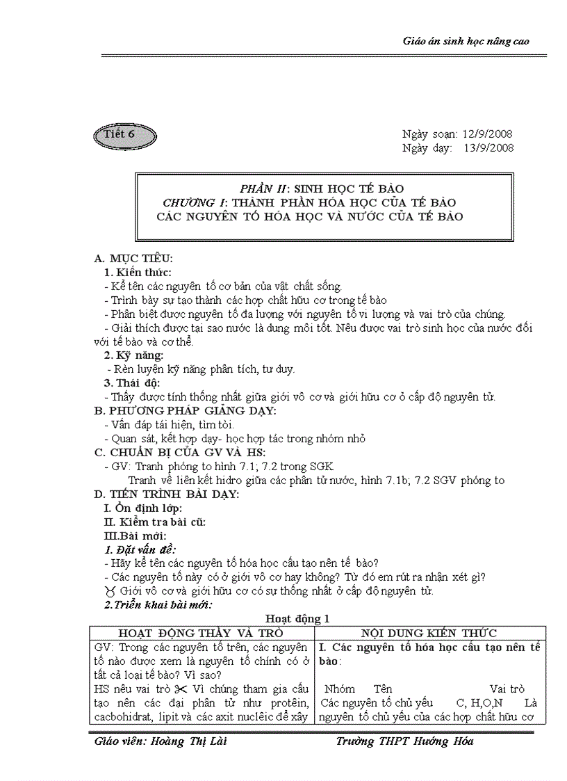 image for page Giáo án 10 NC đầy đủ