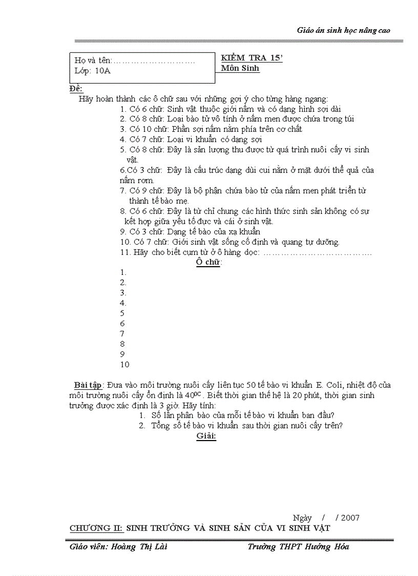 image for page Giáo án 10 NC đầy đủ