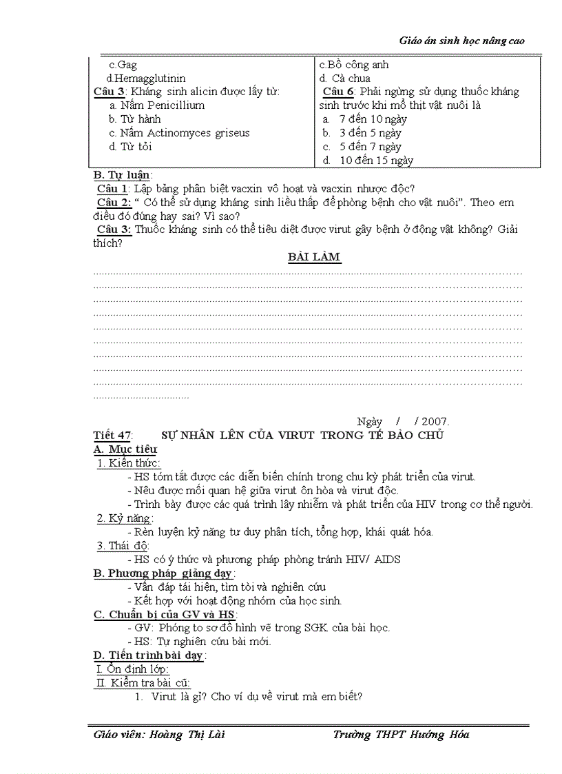 image for page Giáo án 10 NC đầy đủ