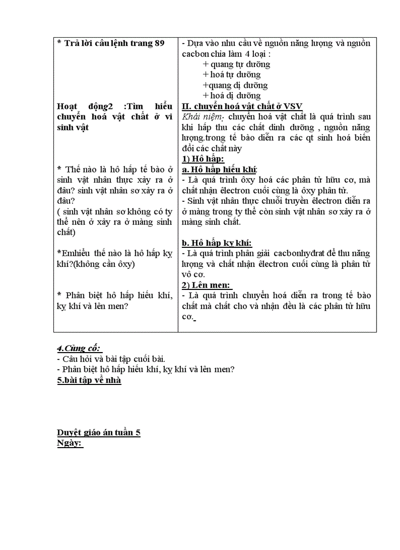 image for page Giáo án Bài 20 22 Sinh 10 CB