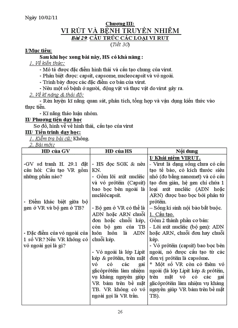 image for page Giáo án chương trình sinh học 10 new