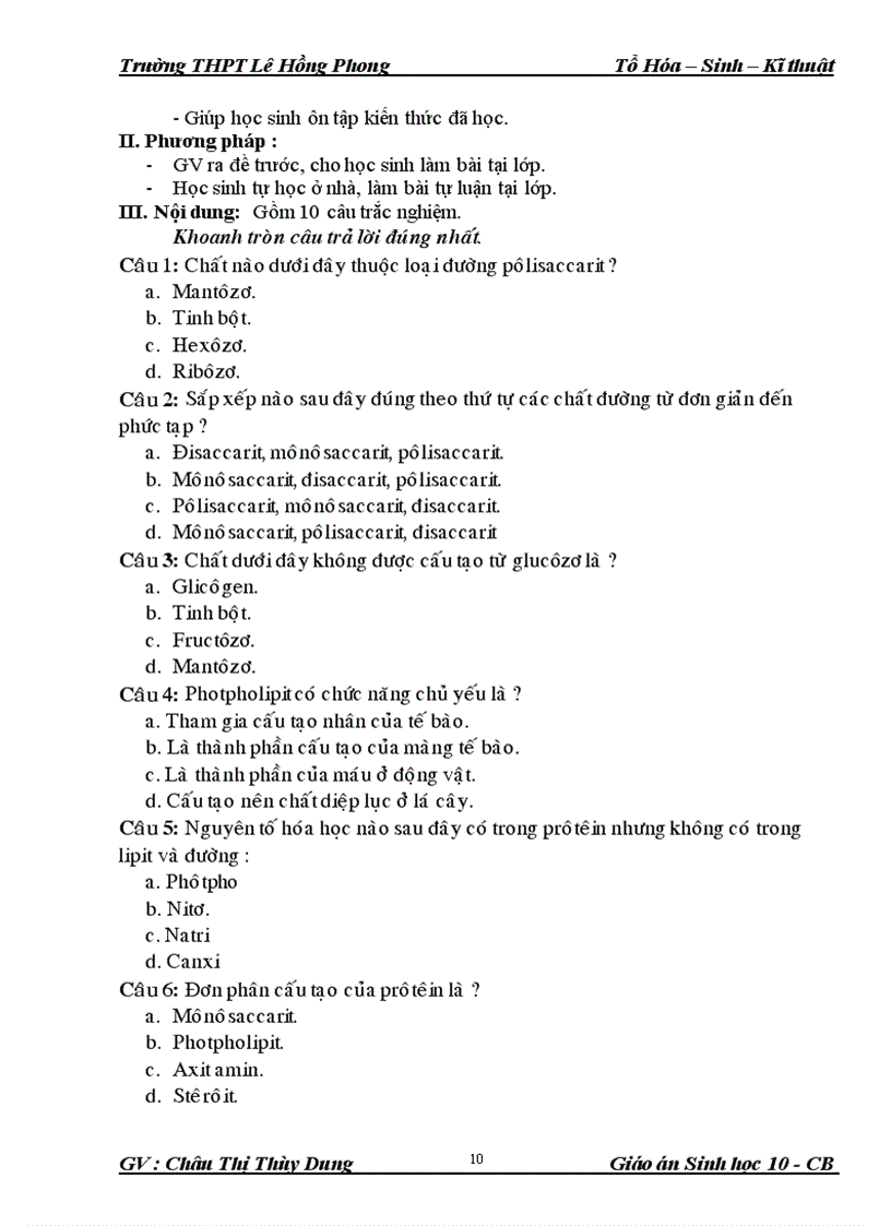 image for page Giao an sinh 10 CB cho hinhminh hoa