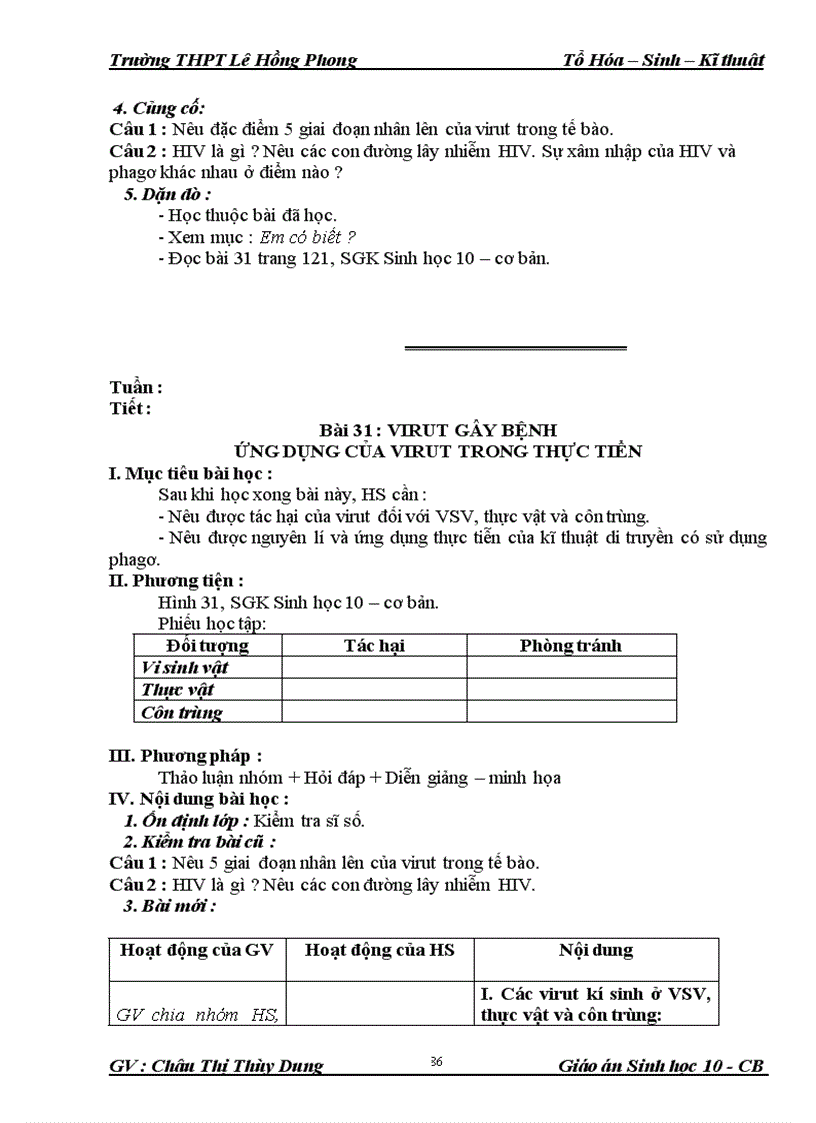 image for page Giao an sinh 10 CB cho hinhminh hoa