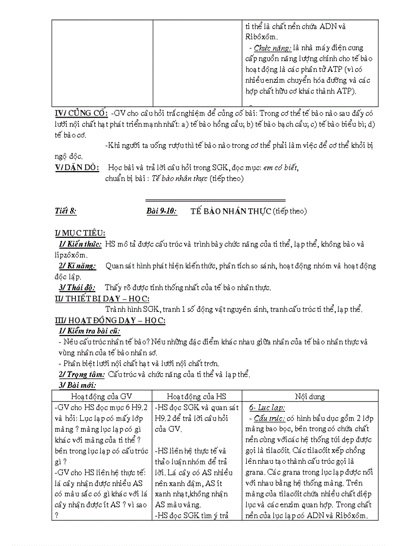 image for page Giao an sinh 10 ban cb