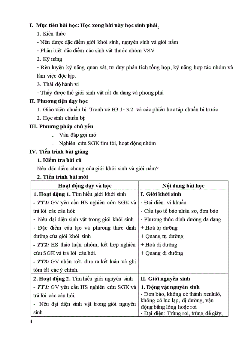 image for page Giáo án Sinh 10 Nâng cao 2