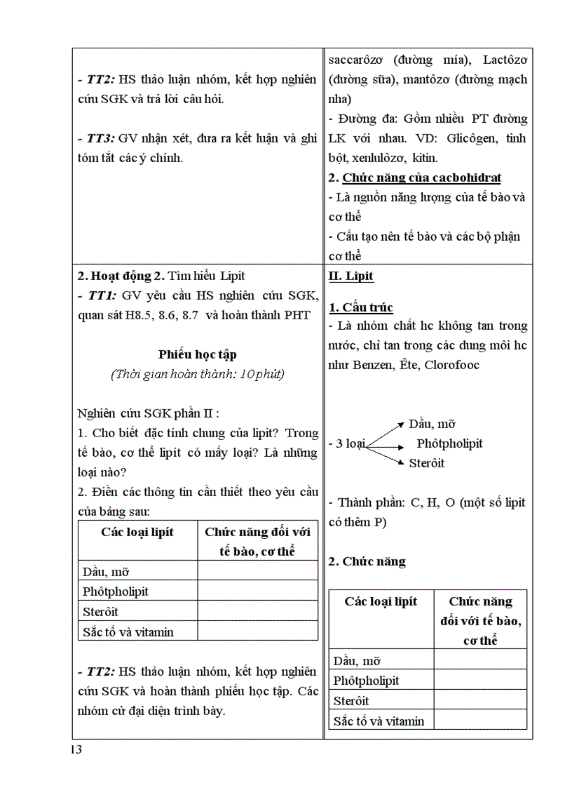 image for page Giáo án Sinh 10 Nâng cao 2