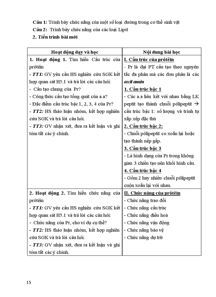 image for page Giáo án Sinh 10 Nâng cao 2