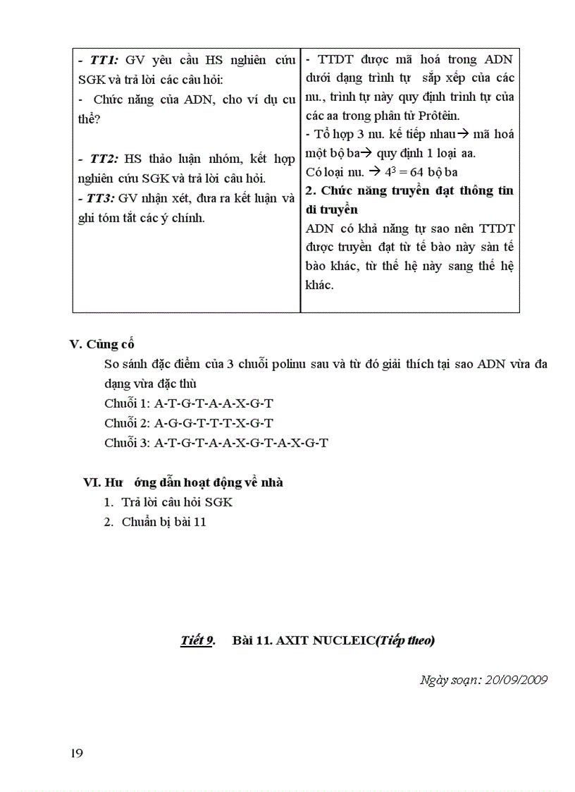 image for page Giáo án Sinh 10 Nâng cao 2