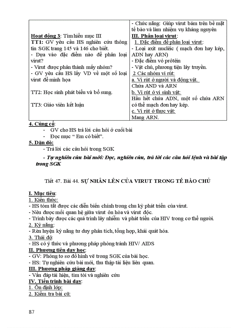 image for page Giáo án Sinh 10 Nâng cao 2