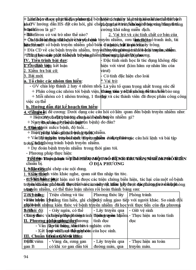 image for page Giáo án Sinh 10 Nâng cao 2