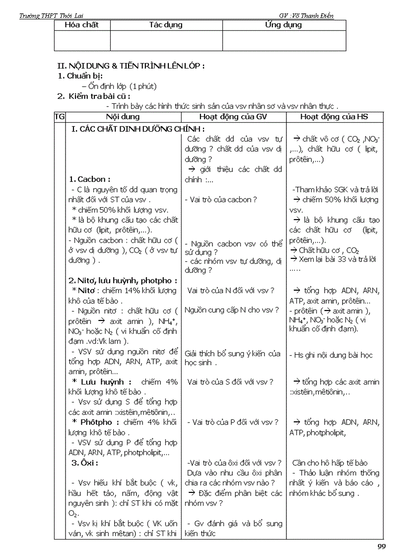 image for page Giáo án sinh học 10 bạn nâng cao