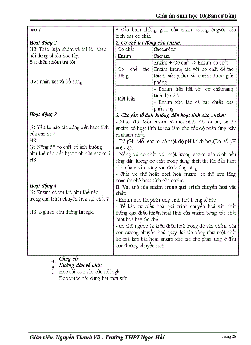 image for page Giao An Sinh Hoc 10 Co Ban