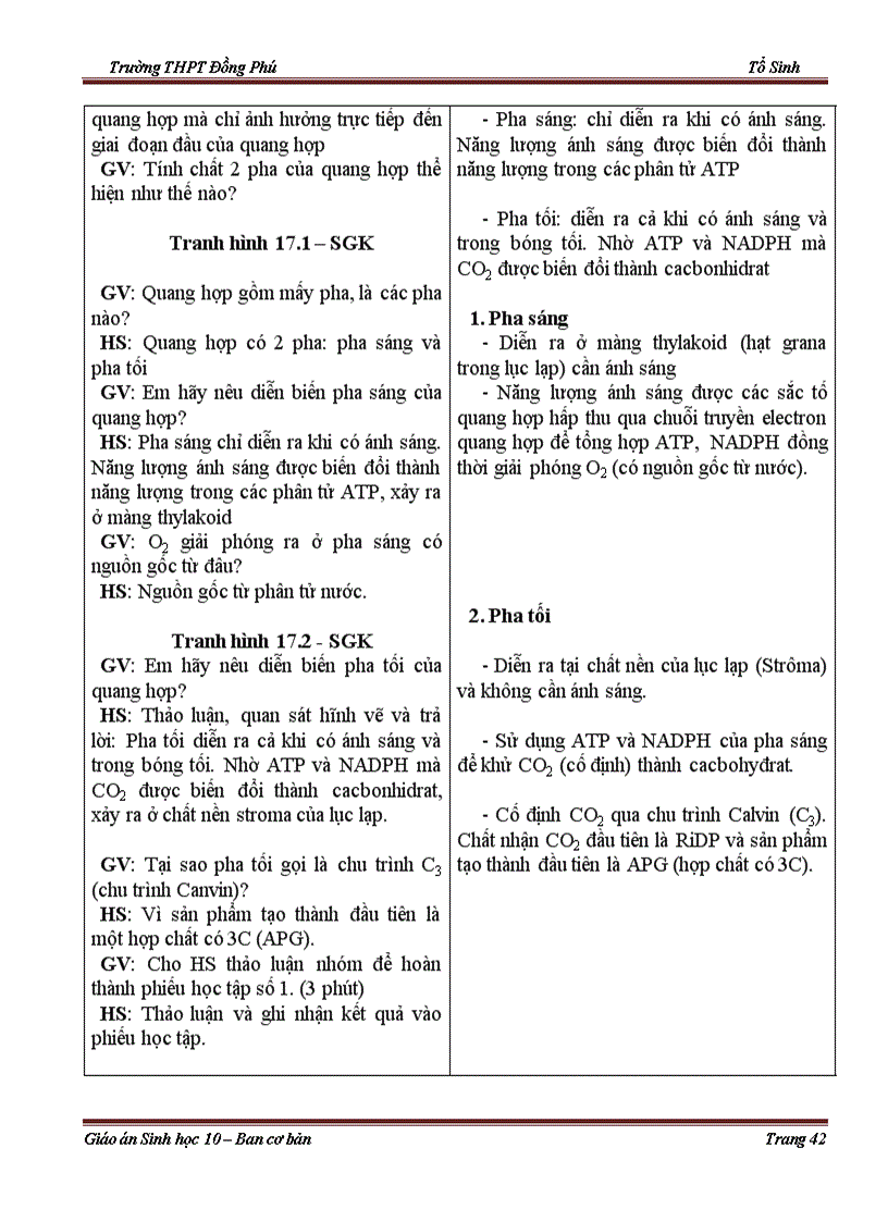 image for page Giao an sinh hoc 10 hoc ki 1