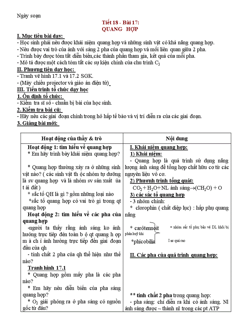 image for page Giao an sinh hoc 10 hoc ki 2