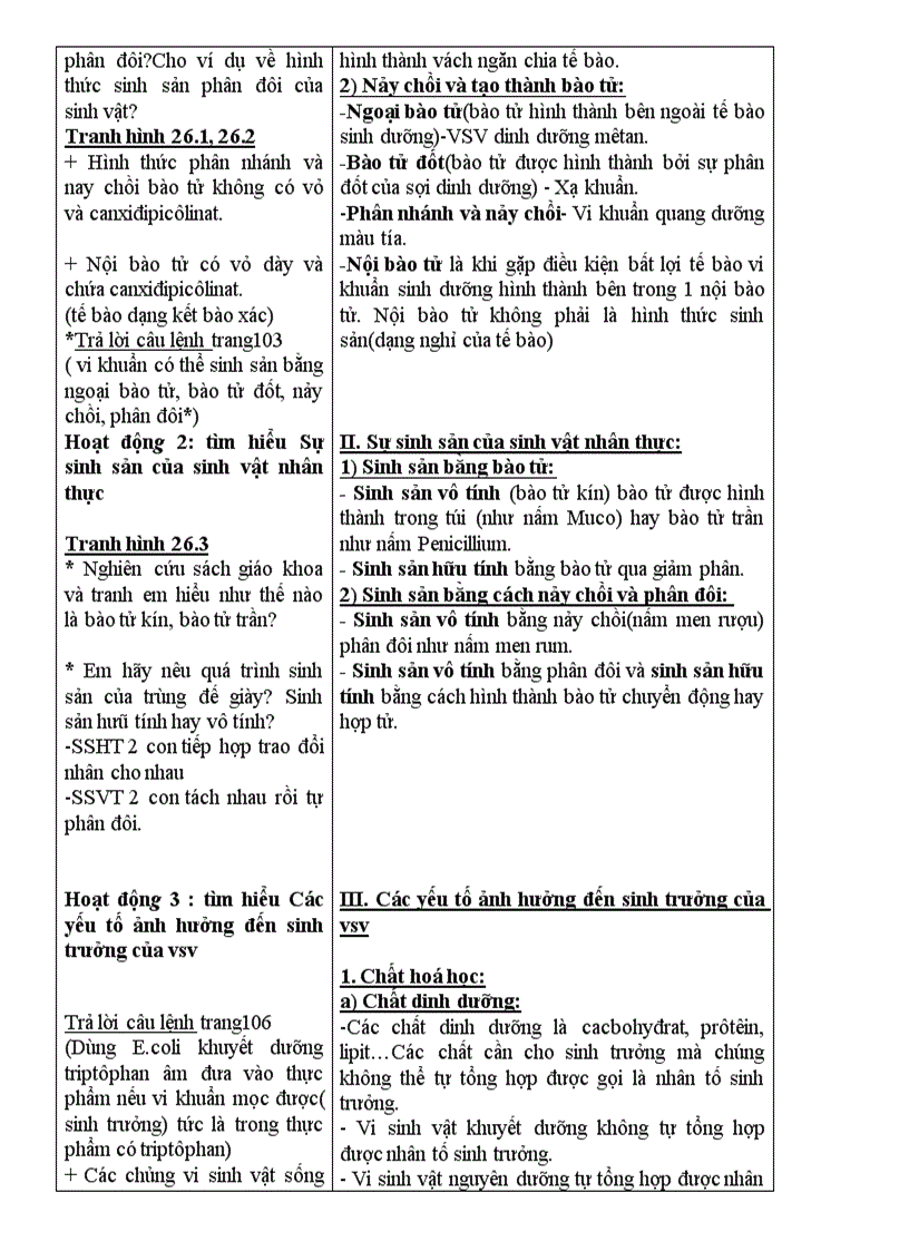 image for page Giao an sinh hoc 10 hoc ki 2