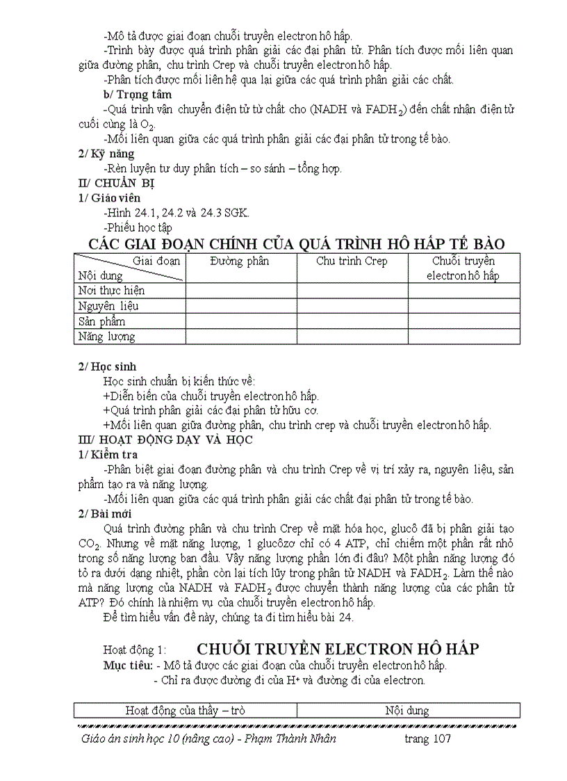 image for page Giao an sinh hoc 10 nang cao