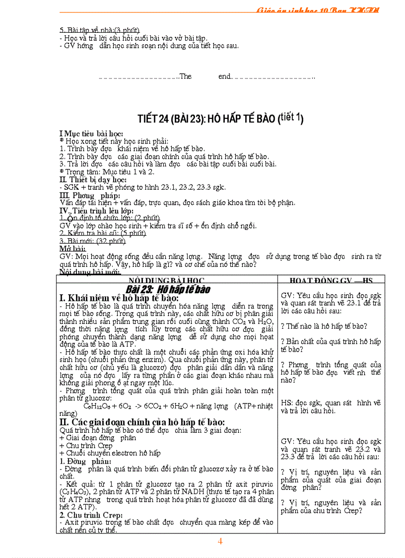 image for page Giao an sinh hoc 10 NC tron bo