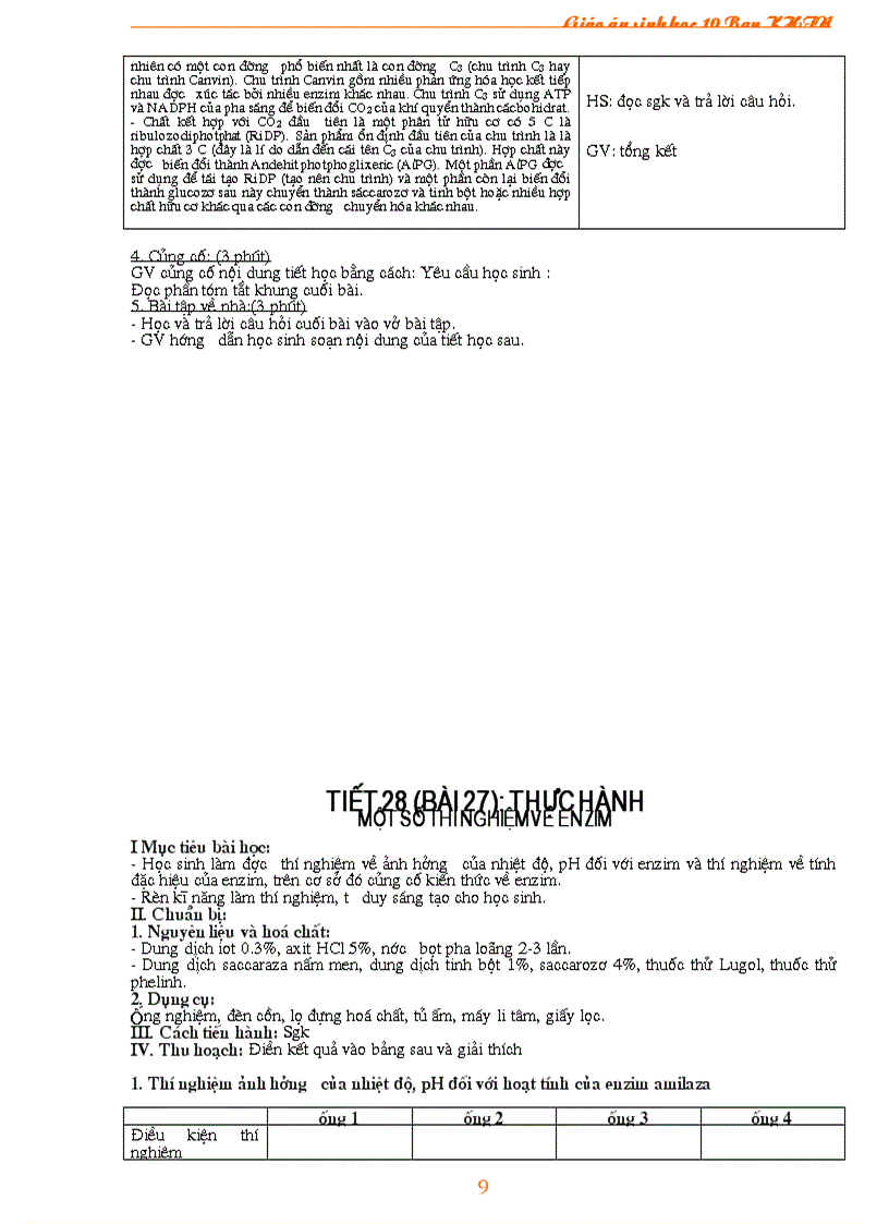 image for page Giao an sinh hoc 10 NC tron bo