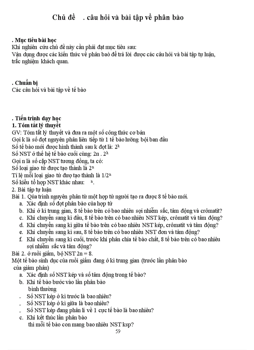 image for page Giao an tu chon sinh hoc 10