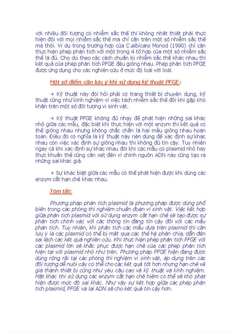 image for page Phân loại vi sinh bằng Sinh Học Phân Tử doc