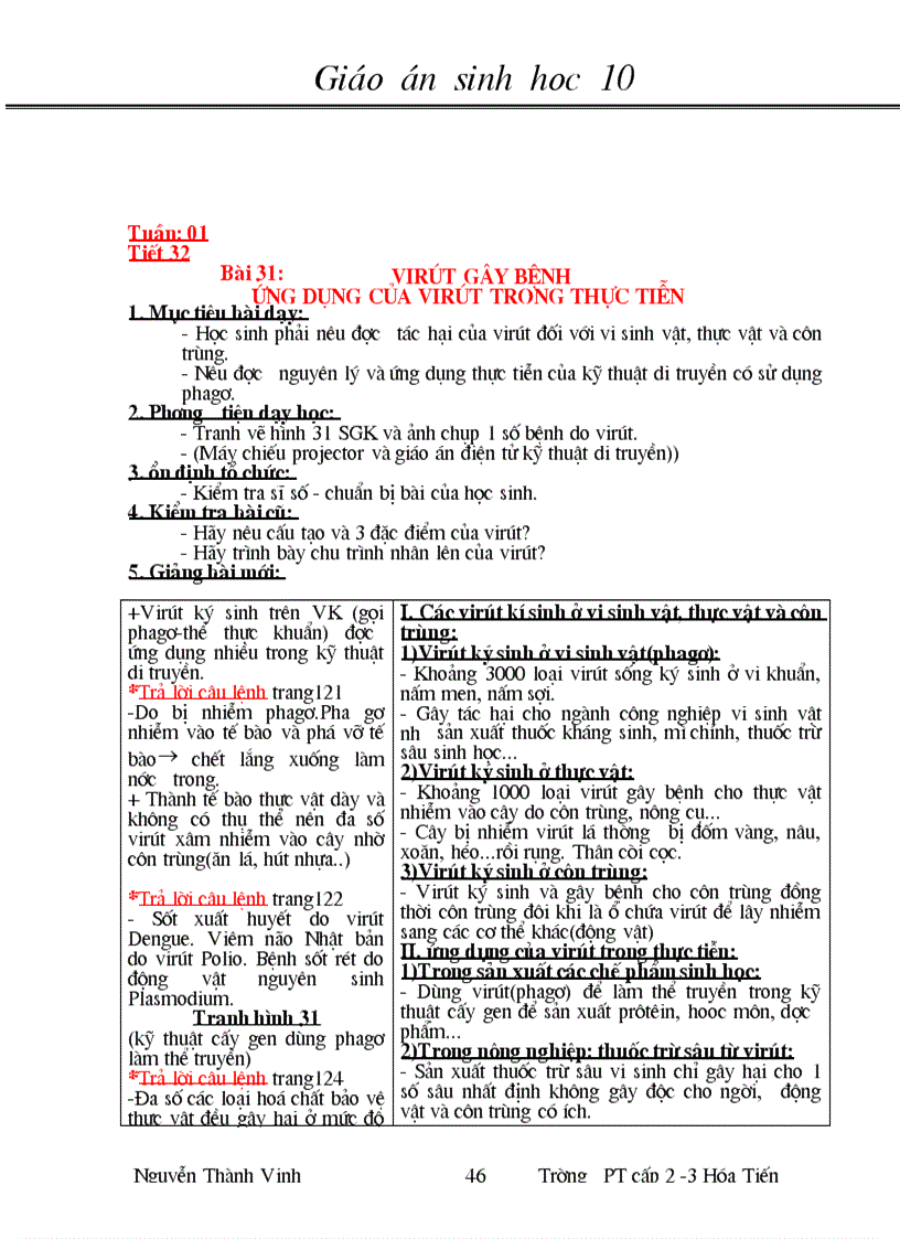 image for page Sinh Học 10 CB trọn bộ