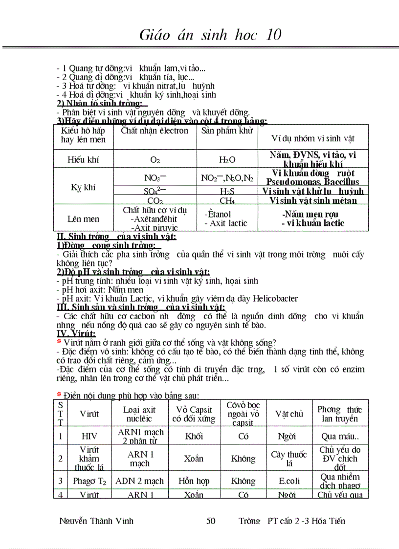 image for page Sinh Học 10 CB trọn bộ