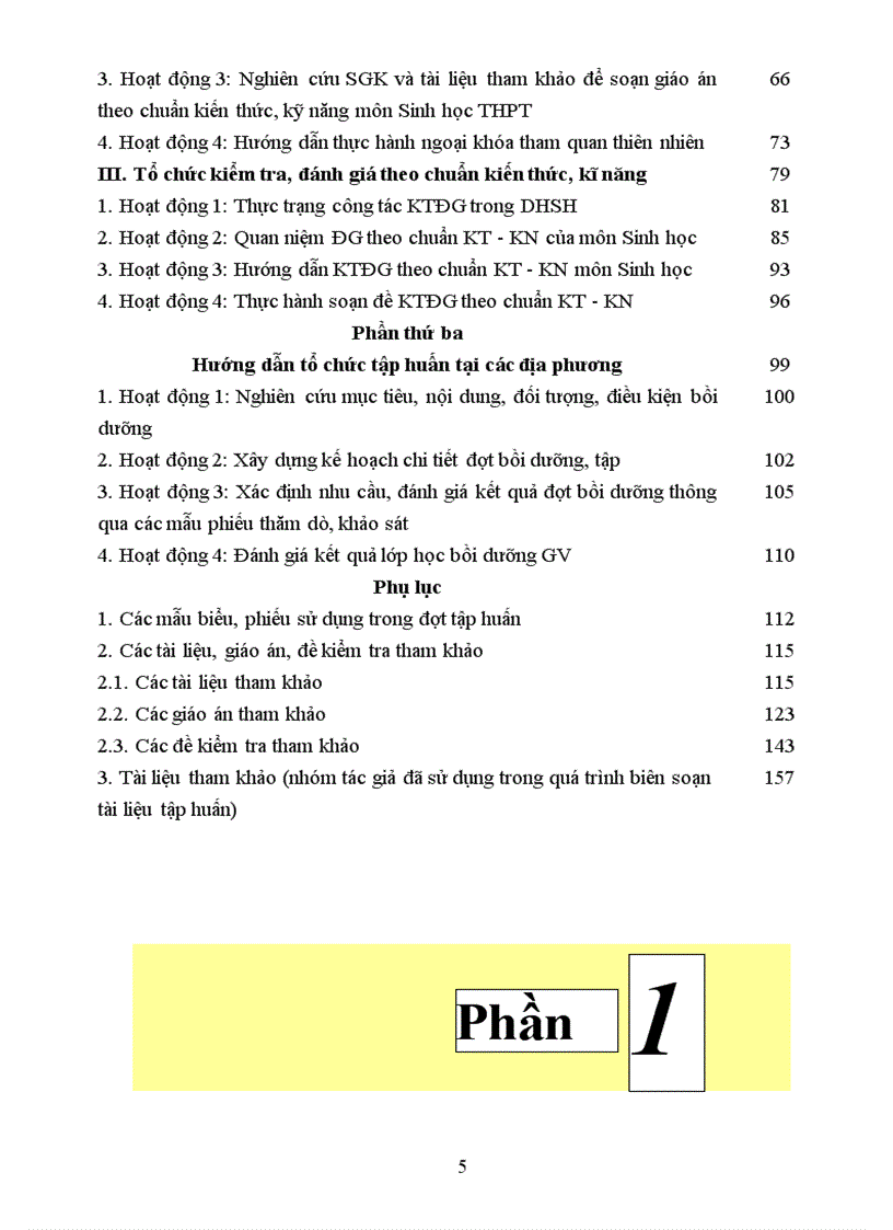 image for page Thực hiện dạy học và kiểm tra đánh giá