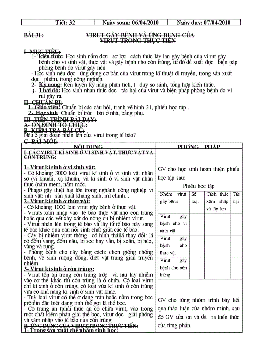 image for page Tiết 33 Bệnh truyền nhiễm và miến dịch