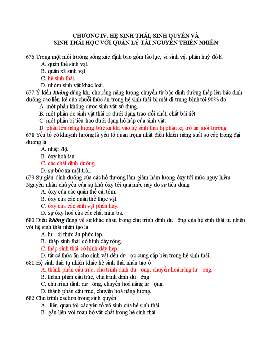 image for page Trắc Nghiệm Sinh 12