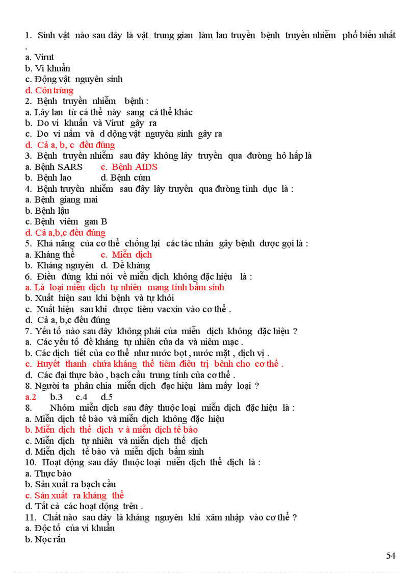 image for page Trac nghiem sinh hoc 10 theo chuan ktkn