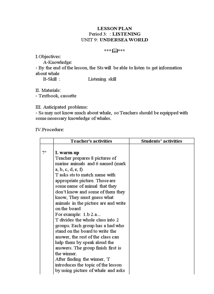 image for page Unit 9 E10 Listening