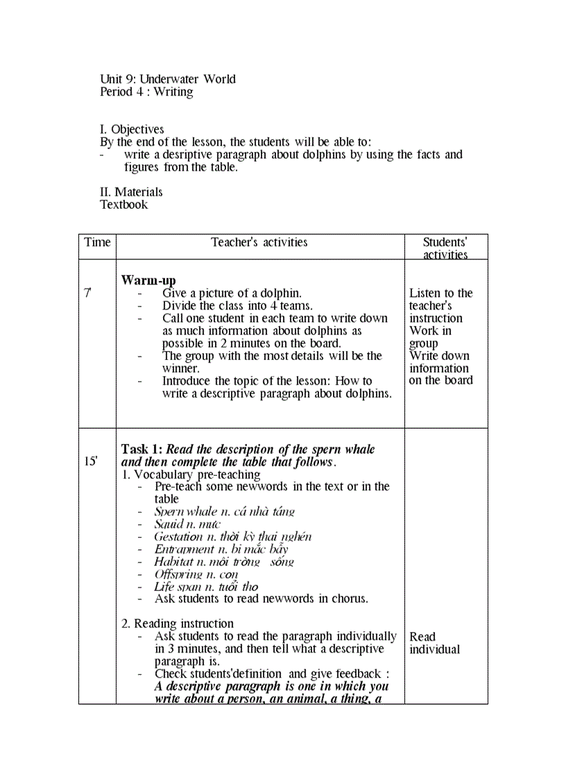 image for page Unit 9 E10 writing
