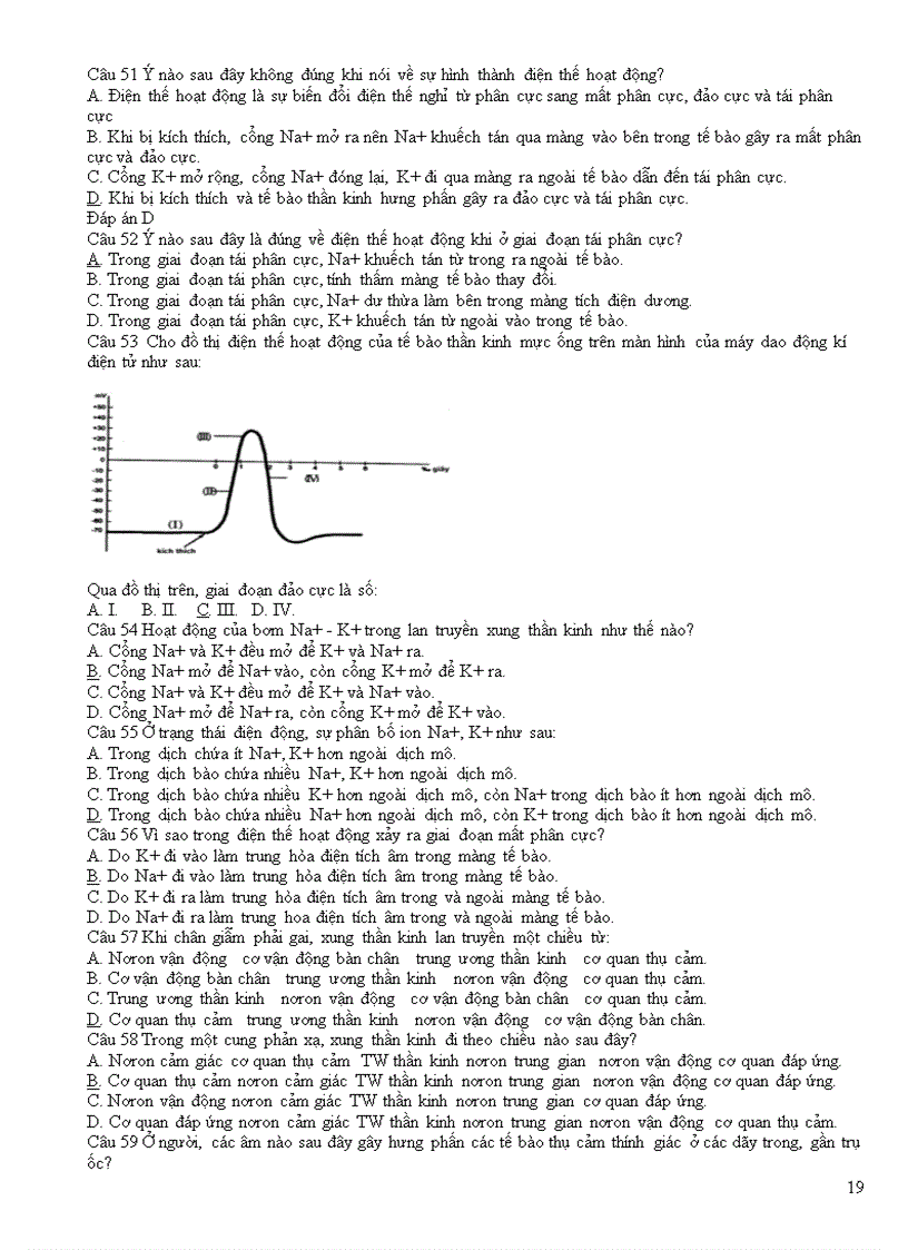 image for page 240cauhoitracnghiemontapHK1 Sinh11