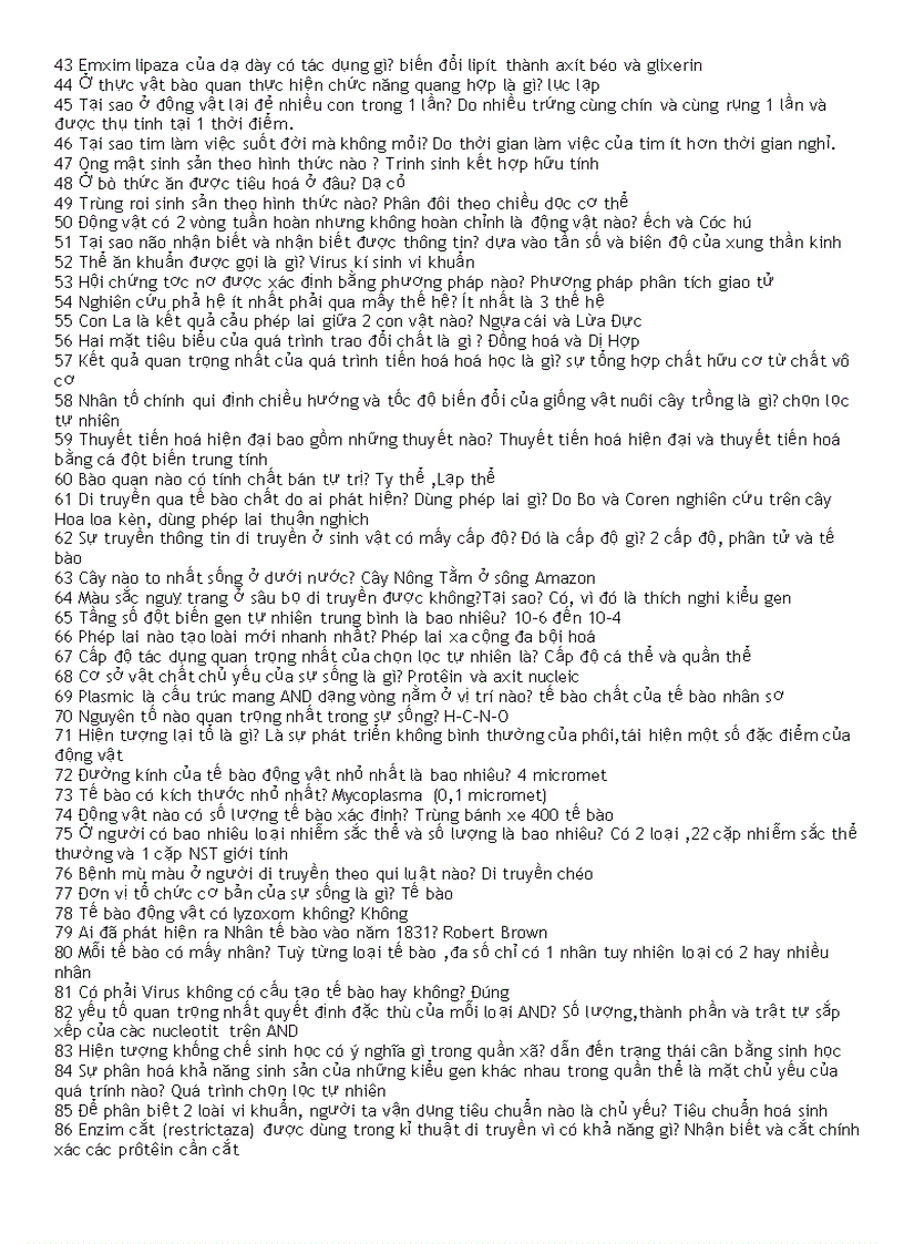 image for page Ba trăm câu hỏi nhanh sinh học