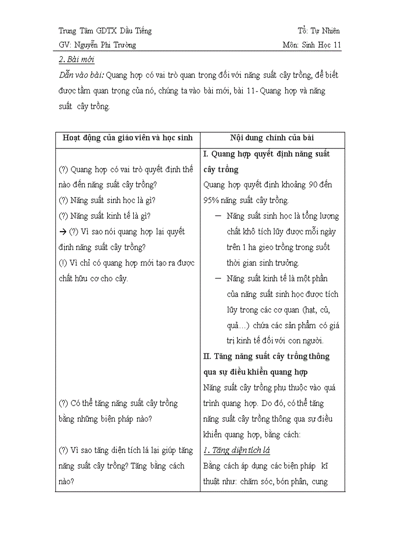 image for page Bai 11 Sinh Hoc 11 can ban