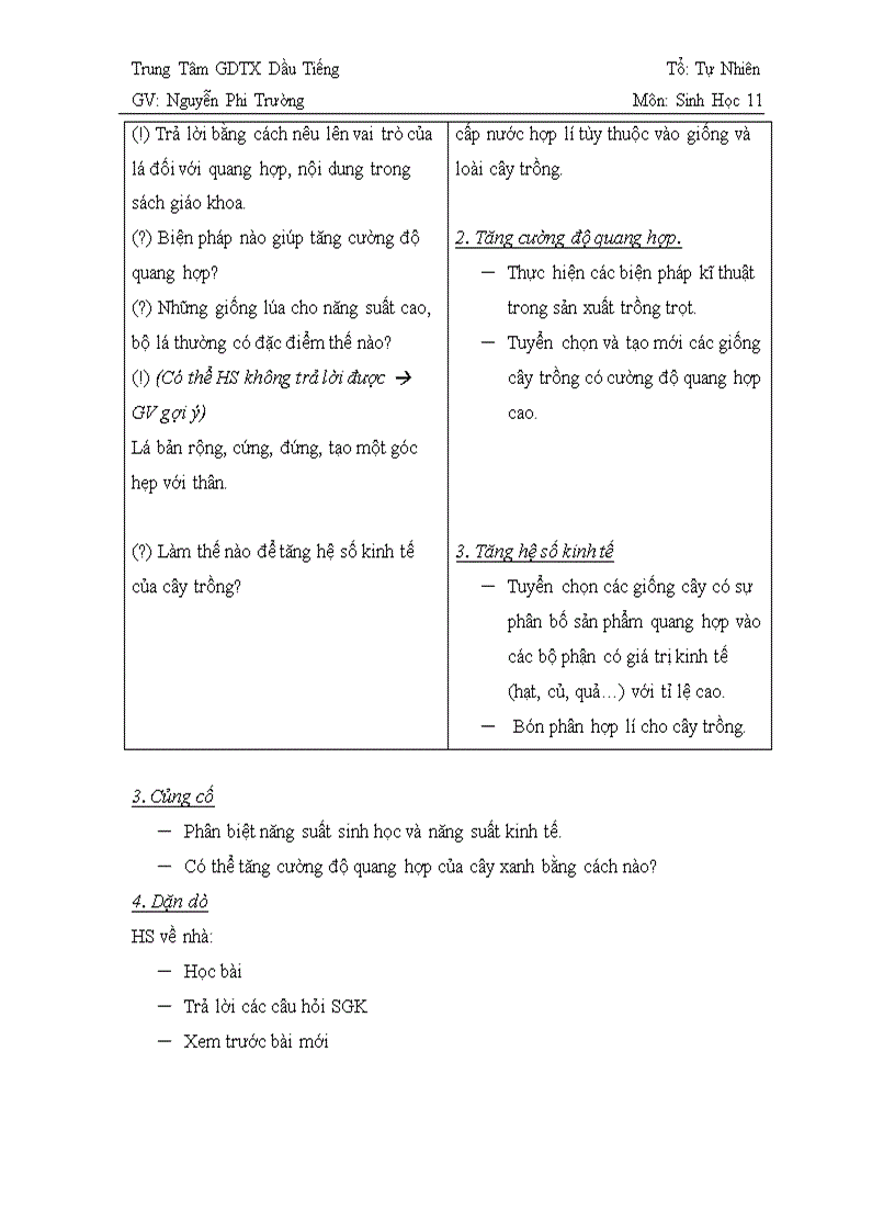 image for page Bai 11 Sinh Hoc 11 can ban