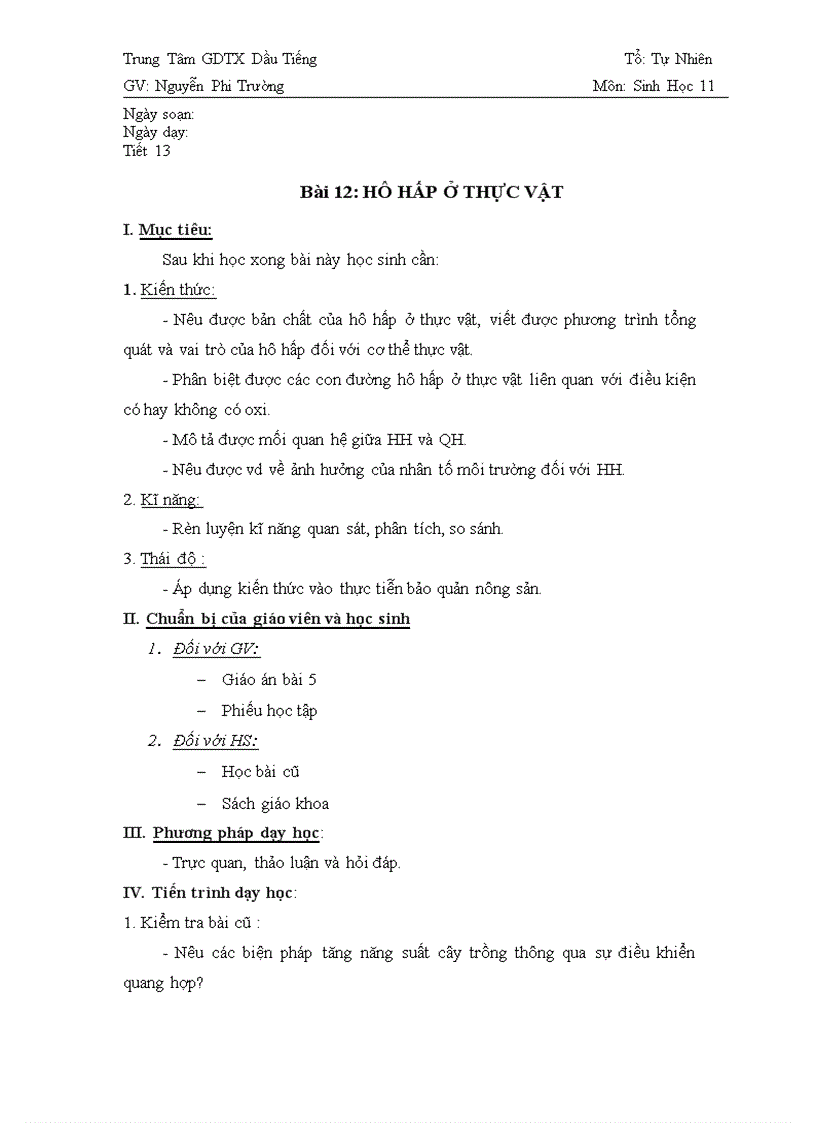 image for page Bai 12 Sinh Hoc 11 can ban