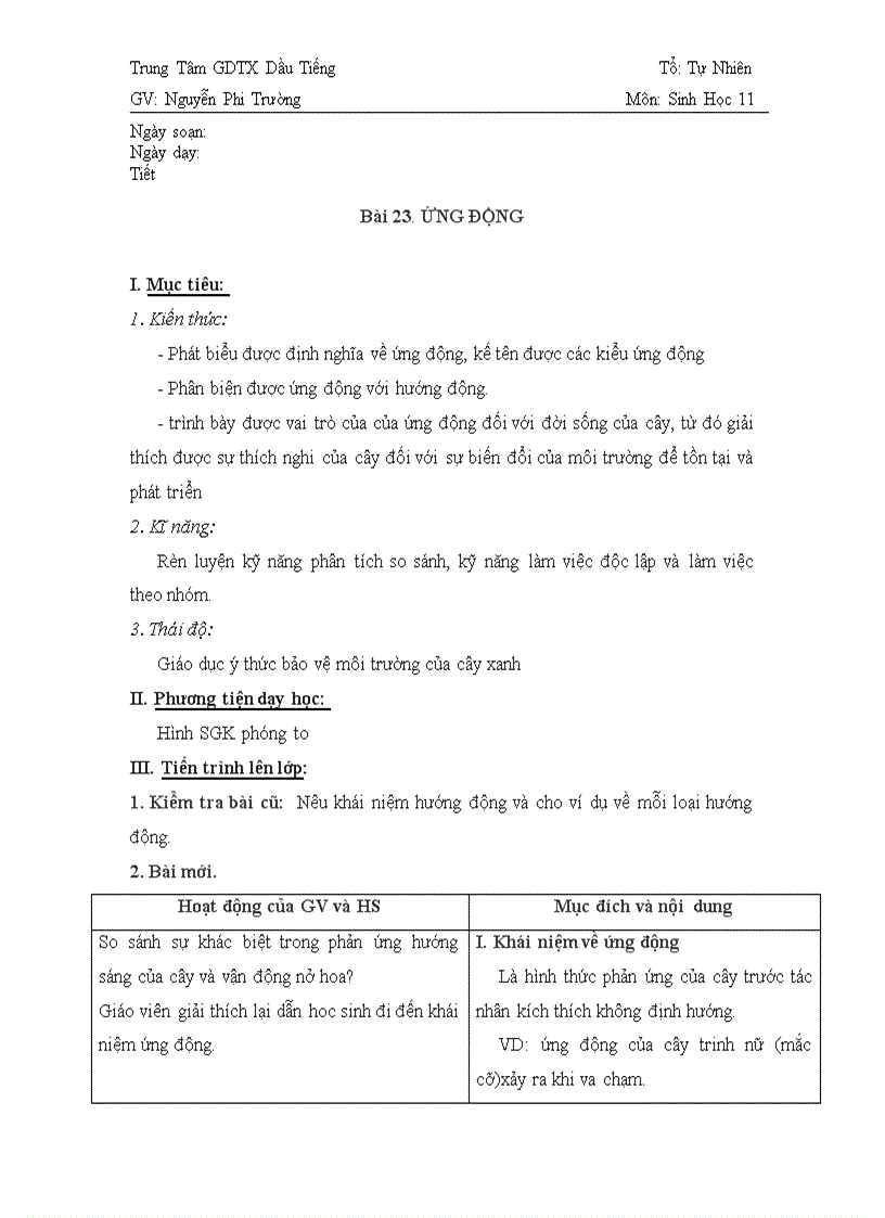 image for page Bài 24 Sinh học 11 Căn bản