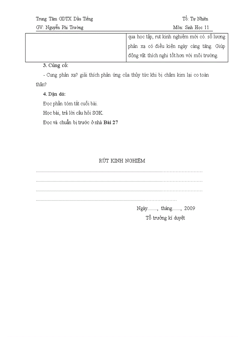 image for page Bài 26 Sinh học 11 Căn bản