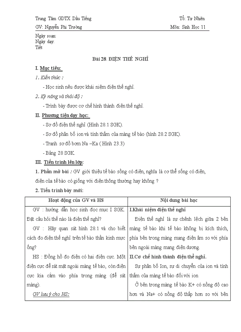 image for page Bài 28 Sinh học 11 Căn bản